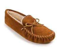 Minnetonka Men's 763 Traditional Pile Lined Low-Top Slippers, Brown, 9 UK