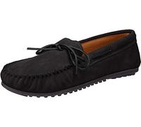 Minnetonka Men's Classic Moc Moccasins, Black (Black), 8 D(M) US