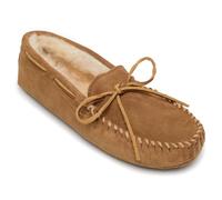 Minnetonka Men's Sheepskin Softsole, Tan, Size 12w