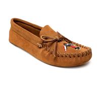 Minnetonka Men's Thunderbird Animikii, Brown, Size 12