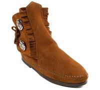 Minnetonka Men's Two Button Hardsole Boot 7 M Brown