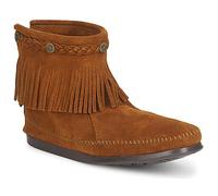 Minnetonka Mid Boots HI TOP BACK ZIP BOOT in Brown 7