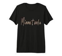 Minnetonka Minnesota Vintage Elegant Design Premium T-Shirt