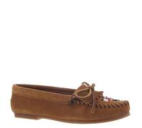 Minnetonka Thunderbird Womens Slip On, Brown, 6 UK X-Wide