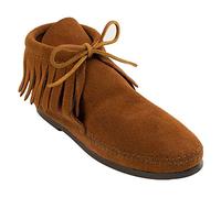 Minnetonka Women's Classic Fringe 682 Ankle Boots, Brown, 6 UK