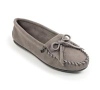 Minnetonka Women's 401t Grey Slippers - 5 UK (38 EU)