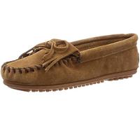 Minnetonka Women's Kilty Suede Moc Mocassins, Brown, 3 UK