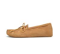 Minnetonka Women's Sheepskin Softsole Moc Low-Top Slippers, Beige (Tan), 6 UK