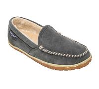 Minnetonka Women's Tempe Moc Slipper, Grey, 7 UK