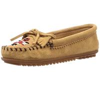 Minnetonka Women's Thunderbird II Mocassin, Taupe, 9.5