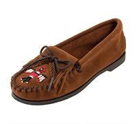 Minnetonka Womens Thunderbird MOC, Suede Boat Sole Thunderbird Boat Sole Brown Size: 8 UK
