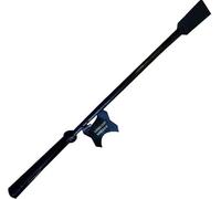 Minni Rossa Handmade Leather Horse Riding Crop Sticks Jumping Bat Training Premium Professional Equestrian (Black, 49 cm)