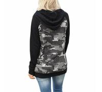 Minni Rossa Womens Camo Camouflage Woodland Army Military Fleece Tracksuit Hoodie Joggers (as8, alpha, m, regular, regular, Standard, Grey, 3)