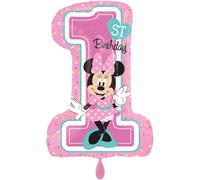 Minnie Mouse 1st Birthday SuperShape Foil Balloons