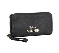 Minnie Black Faux Leather Wallet | Women Cerdà