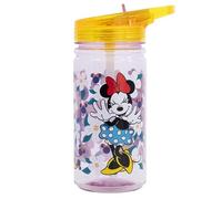 Minnie Characters Reusable Small Ecozen Durable Plastic Bottle with Built in Handle for Easy Carry BPA Free 475ml School Lunch Kids Childrens (Minnie)