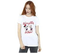 Minnie Daisy We´ve Got This Cotton Boyfriend T-Shirt Disney White XL