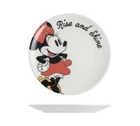 Minnie Dessert Plate In Porcelain With Two Assorted Designs, 26 Cm.
