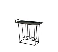 Minnie Mae Paper Side Table Black