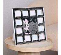 Minnie Mouse 12 Month Multi Aperture Real 999 Silver Plate Frame Disney Silver One Size