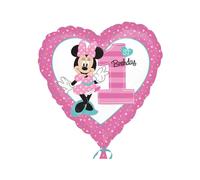 Minnie Mouse 1st Birthday Foil Balloon 43cm