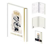 Minnie Mouse A5 Journal Notebook (Blogger Design) Disney A5 Note Book. A5 Writing Pad. Minnie Mouse Book with 80 Lined Pages. Disney Gifts. Disney Writing Book - Official Merchandise Black