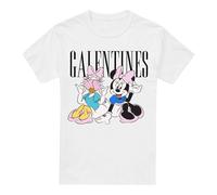 Minnie Mouse And Daisy Galentines Valentine'S Day T-Shirt White Minnie Mouse White M