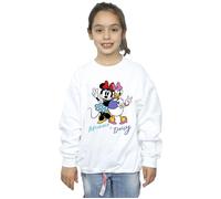 Minnie Mouse And Daisy Sweatshirt Disney White 7-8 Years
