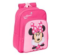 MINNIE MOUSE - Animated Children's School Backpack, Children's Backpack, Adaptable to Trolley, Ideal for School Children, Comfortable and Versatile, Quality and Resistance, 26 x 11 x 34 cm