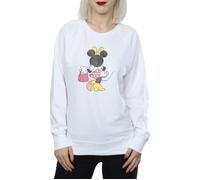 Minnie Mouse Back Pose Sweatshirt Disney White L