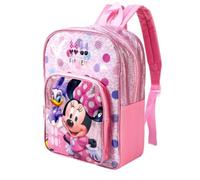 Minnie Mouse “Best Friends Forever” Deluxe Backpack for Girls - Official Disney School Bag with Padded Straps & Large Capacity - Kids Minnie Mouse Backpack for School, Travel & Everyday Use