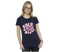 Minnie Mouse Bold Style Cotton T-Shirt Disney Navy S