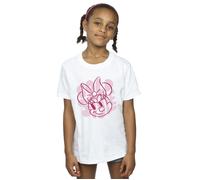 Minnie Mouse Bold Style Cotton T-Shirt Disney White 7-8 Years