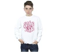 Minnie Mouse Bold Style Sweatshirt Disney White 7-8 Years