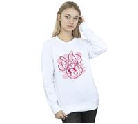 Minnie Mouse Bold Style Sweatshirt Disney White XXL