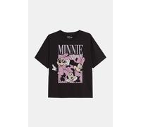 Minnie Mouse Bootleg Girls T-Shirt Black Minnie Mouse Black 7-8 Years