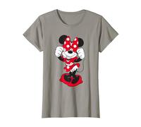 Minnie Mouse Bow Over Eyes T-Shirt, Women, Slate Grey, Medium