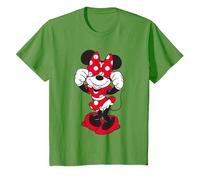 Minnie Mouse Bow Over Eyes T-Shirt, Youth, Grass Green, 3T