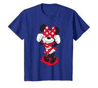 Minnie Mouse Bow Over Eyes T-Shirt, Youth, Royal Blue, 4T