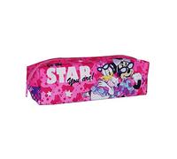 Minnie Mouse Children's Character Square Rectangular Barrel Zipped Pencil Case