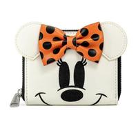 Minnie Mouse Ghost Loungefly Disney Purse Glow in Dark White Zip-Around Wallet