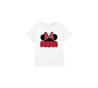 Minnie Mouse Girl's Mother'S Day Ears For Mama T-Shirt White | Size: 5-6 Years Minnie Mouse White 5-6 Years