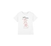 Minnie Mouse Girl's Self Love Valentine'S Day T-Shirt White | Size: 5-6 Years Minnie Mouse White 5-6 Years