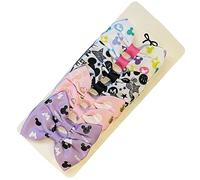 Minnie Mouse Hair Bows Clips Slides Grips 2.7" inch Small In Pairs Girls Pretty Hairbows 8pcs