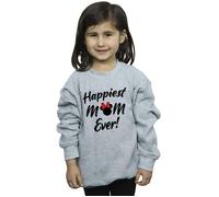 Minnie Mouse Happiest Mom Ever Sweatshirt Disney Grey 12-13 Years