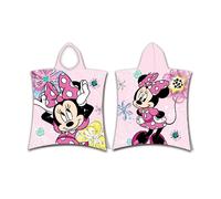 Minnie Mouse Poncho Towel Hooded 100% Cotton Flowers Girls Bath | Pool | Beach