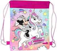 Minnie Mouse I Believe in Unicorns Children's Character Pull String School Gym Shoe Swim P.E. Bag