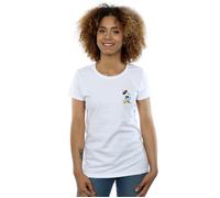 Minnie Mouse Kick Chest Cotton T-Shirt Disney White L