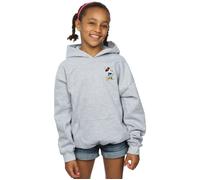Minnie Mouse Kick Chest Hoodie Disney Grey 7-8 Years