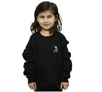 Minnie Mouse Kick Chest Sweatshirt Disney Black 12-13 Years